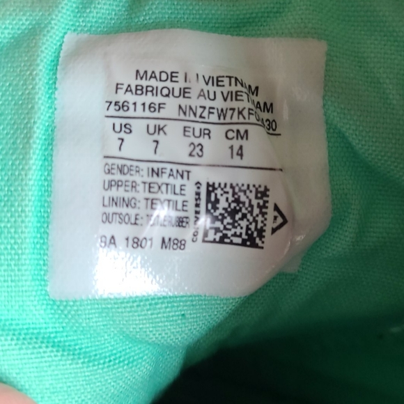 Converse girls' toddler size 7 watermelon ๐ hi-tops - Picture 5 of 6